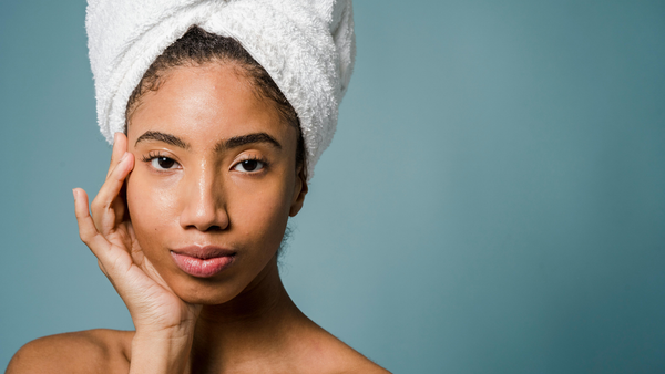 A Fresh-Faced Woman Who Applied Retinol For Sensitive Skin