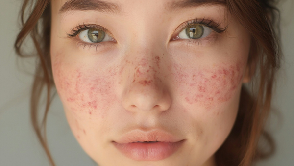 A Woman Experiencing Retinol Purging